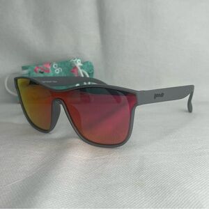 Goodr Polarized Sunglasses Voight-Kampff Vision Activewear No Slip Running Gray